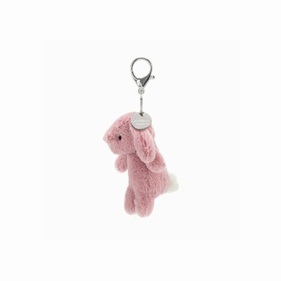 Jellycat Bashful Bunny Tulip Bag Charm USA | 30987QDBE